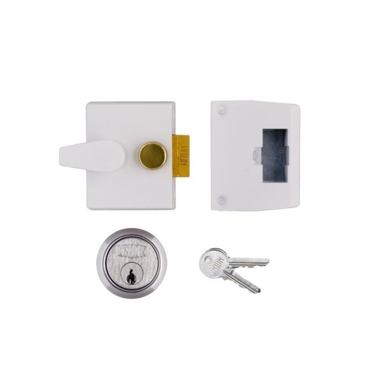 Narrow Stile Cylinder Night Latch