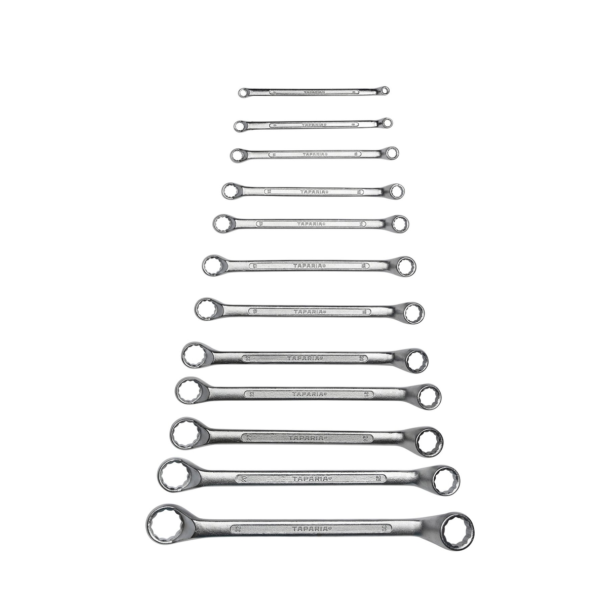 Double Ended Ring Spanner - 12 Pcs