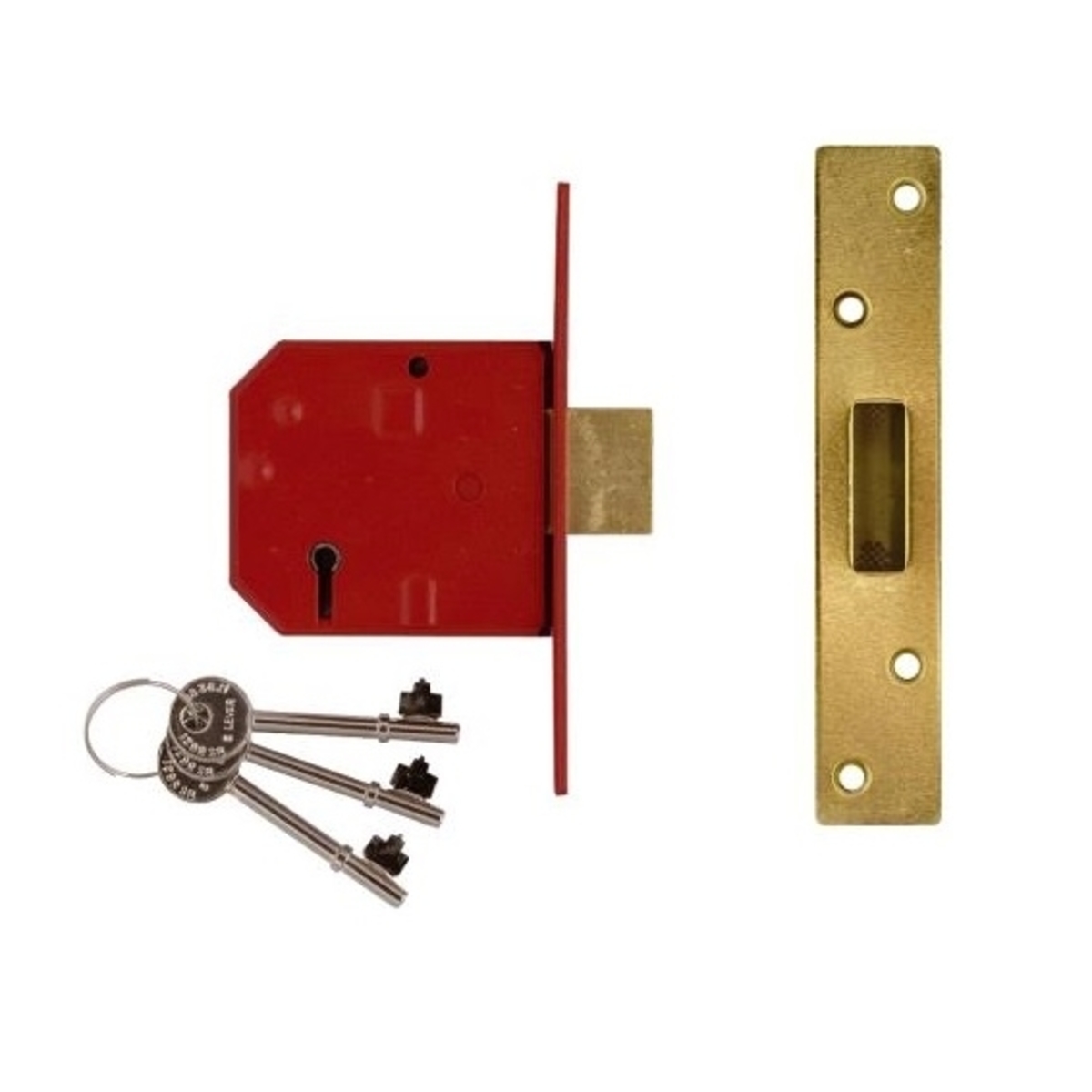 5 Lever BS 3621:2007 Deadlock