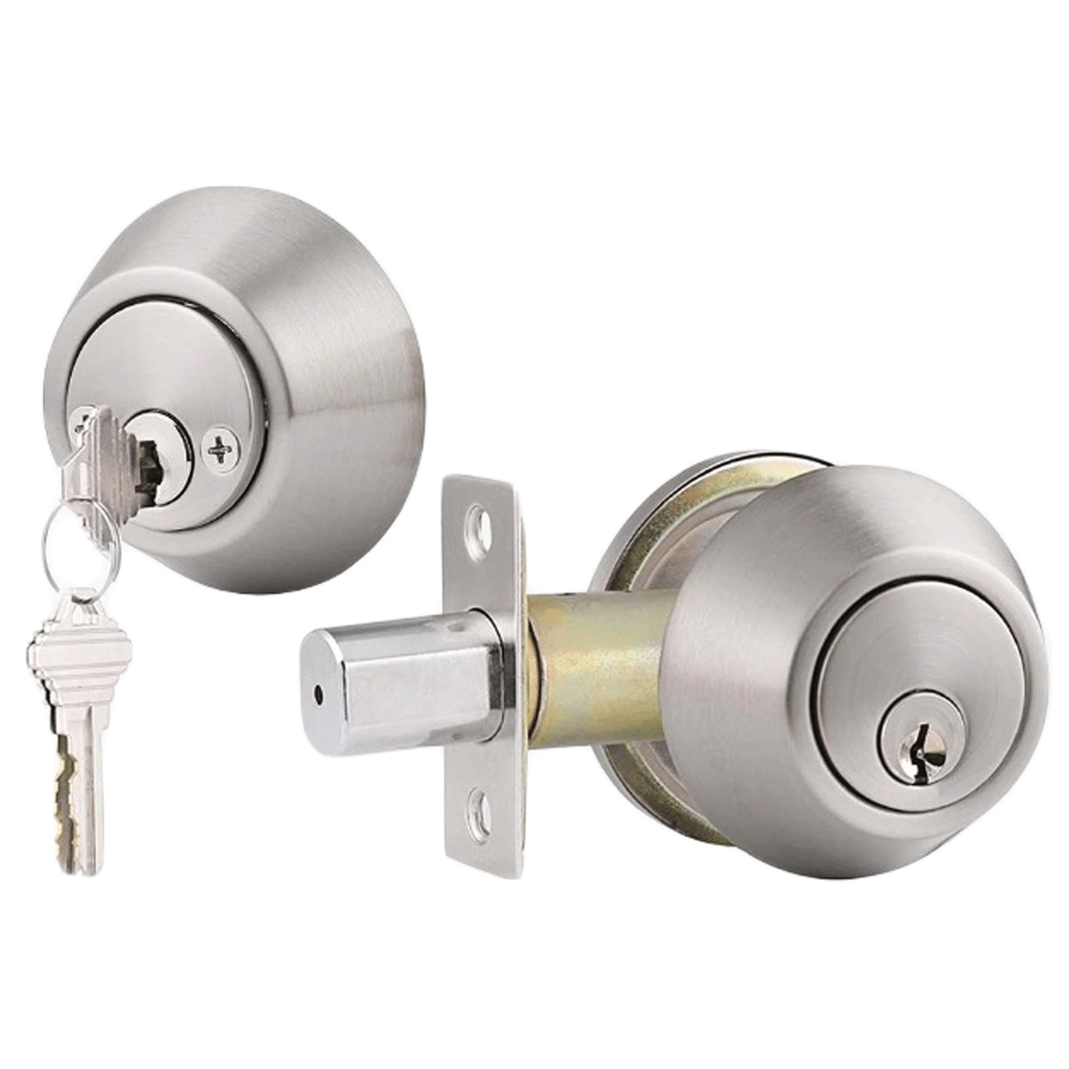 Deadbolt Lock With Both Side Key