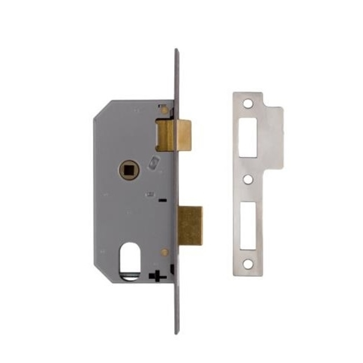 Oval Profile Double Throw Mortice Sash Lock