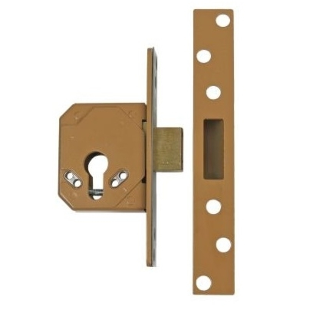 Euro Profile Cylinder Mortice Deadlock (case only)