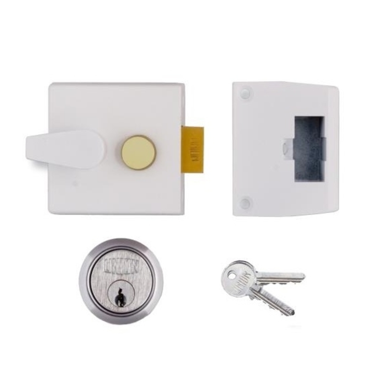 Narrow Stile Cylinder Night Latch